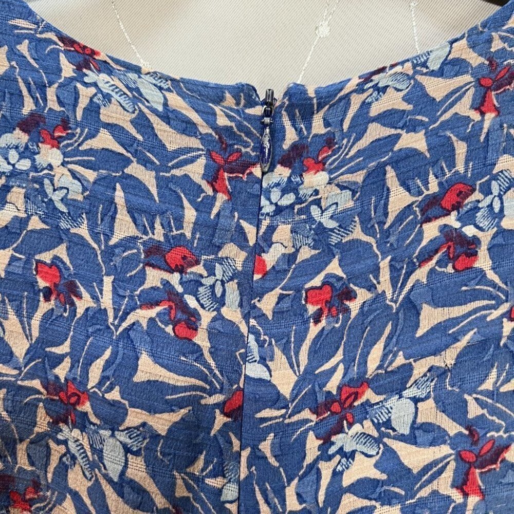 Tanya Taylor Blue Wildflower Shiloh Mini Dress $495 - Picture 13 of 14